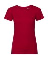 Dames T-shirt Organisch Russell R-108F-0 Classic Red